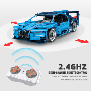 ג 'יסטאר bgati מודל chiron בלוק mלוק rcar mobacing מכונית בלוקים לבנות צעצועים ילדים תואמים 42083 - Product Image 4