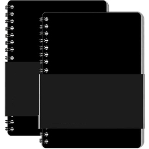 Cuaderno Flip Over Single Coil Cuaderno de tapa blanda con líneas de diario en espiral personalizable