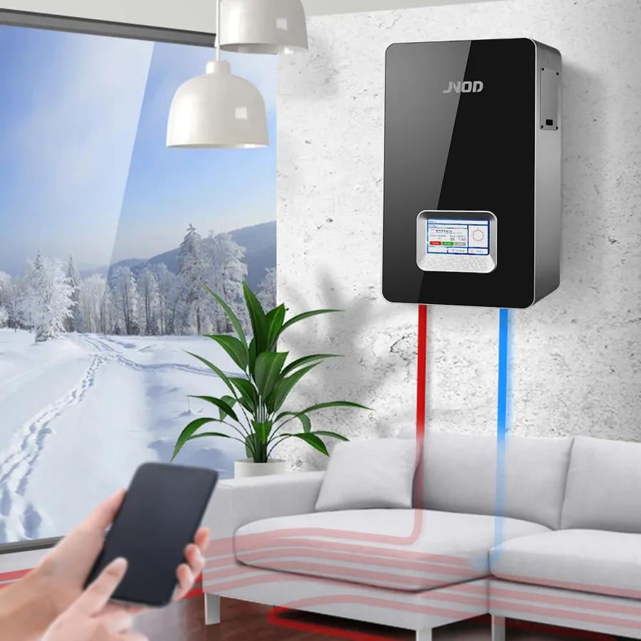 JNOD 230V soğuk iklim yerden ısıtma sistemi elektrikli kazanlar için kolay kurulum ev ısıtma