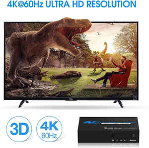 4K 60Hz HDMI 2,0 Switch 3 In 1 Out Switcher Selector Box con control remoto compatible con HDCP2.2 para PS4 PS5 Xbox - Product Image 3