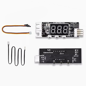 #64146 Digital Display 12V Four Wire <strong>PWM</strong> Fan Governor Module 3A <strong>Temperature</strong>+Speed <strong>Sensor</strong> Noise Reduction Belt <strong>Sensor</strong> Modules Kit - Product Image 1