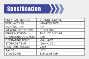 Fabbrica a buon mercato monocromatico modulo Lcd personalizzato segmento Lcd Display con Tn Htn Stn Fstn Va schermo - Product Image 5