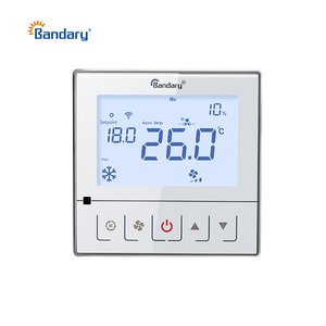 Touch LCD Modbus 0-10 В DC выходной термостат регулятор температуры, блок катушки вентилятора, термостат для 2 труб кондиционирования воздуха и HVAC - Product Image 6