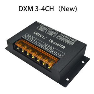 DC12-24V светодиодный контроллер RGBW DMX512 декодер 8A цветных (RGB) светодиодных лент индикаторы контроллера декодер диммер драйвер светодиодные ленты свет этапа USB контроллер - Product Image 5