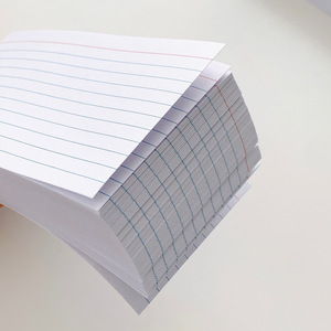 中国工場は、オフィスの家と学校のために3x5インチの並んだノートカードを取る勉強とメモのためのインデックスフラッシュカードを支配しました - Product Image 2