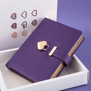 Cagie-Bloc de notas multifunción creativo con bloqueo, cuaderno de cuero liso para estudiantes, venta al por mayor - Product Image 4