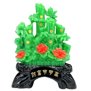 <span class=keywords><strong>2025</strong></span> Phong Thủy Trang Trí Trung Quốc Phong Thủy Tre Điêu Khắc Nhà Làm Một Tài Tre Bắp Cải Nhựa Hàng Thủ Công Trang Trí - Product Image 1