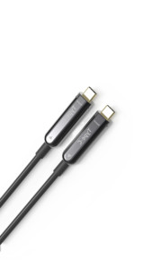 High Quality 8K 60HZ Fibre Optic Cable PVC Custom LOGO Type C Male Type C Male Transfer Image Cable for <strong>Microphone</strong> Monitor - Product Image 2