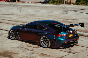 Lexus RC-F için arka kanat RC RCF upgraded yükseltilmiş roket tavşan GT büyük arka kanat büyük arka kanat spoiler gövde üzerinde - Product Image 3