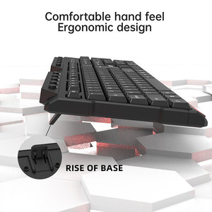 JERTECCH KM200 Full Size <strong>Keyboard</strong> <strong>Mouse</strong> Office Computer PC Laptop 2.4G Wireless <strong>Keyboard</strong> <strong>and</strong> <strong>Mouse</strong> Combo - Product Image 3