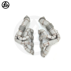 CSZ yarış manifoldu başlıkları ile ısı Wrap için Ferrari F430 4.3L V8 iniş borusu Tuning egzoz sistemi stokta - Product Image 3