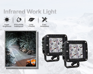 Aurora 2 Inch Infrared <strong>Light</strong> Work <strong>Light</strong> Hunting Led Offroad <strong>Lights</strong> - Product Image 2