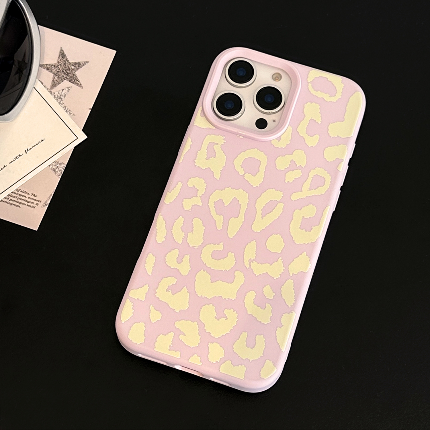 Bean Purple and Lemon Green Leopard Print