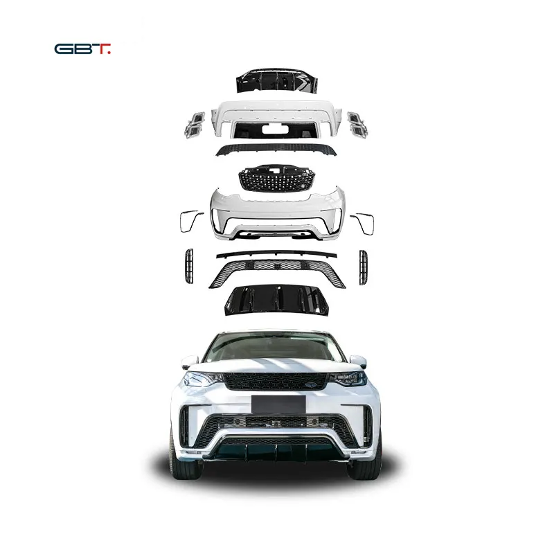 GBT-قطع غيار سيارات معدلة مباشرة من المصنع, شبكة ممتص للصدمات ، مجموعة ترقية الجسم لـ 2017-ON Land Rover Range Rover Discovery V Model