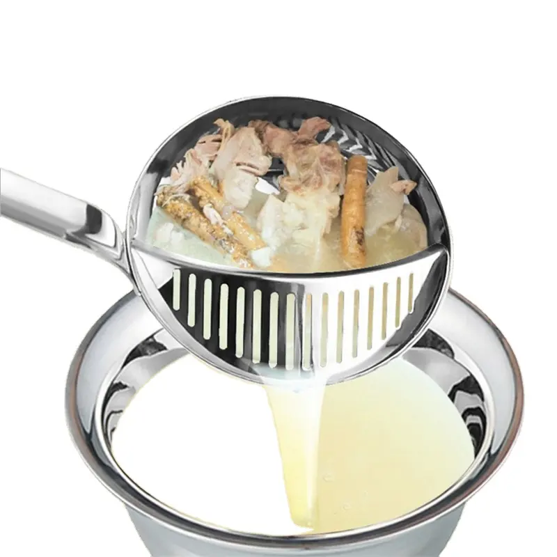 Haute qualité amovible marmite cuillère à soupe Double passoire ensemble ustensiles de cuisine articles de cuisine accessoires de cuisine