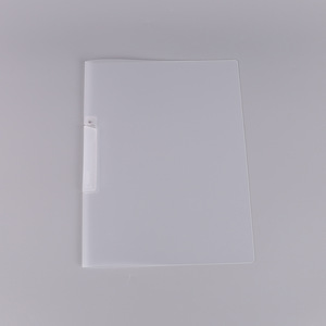 A4 xoay dữ liệu tập tin báo cáo thư mục PP Side mở khóa trong suốt kiểm tra giấy tập tin báo cáo thư mục Drawbar Clip - Product Image 6