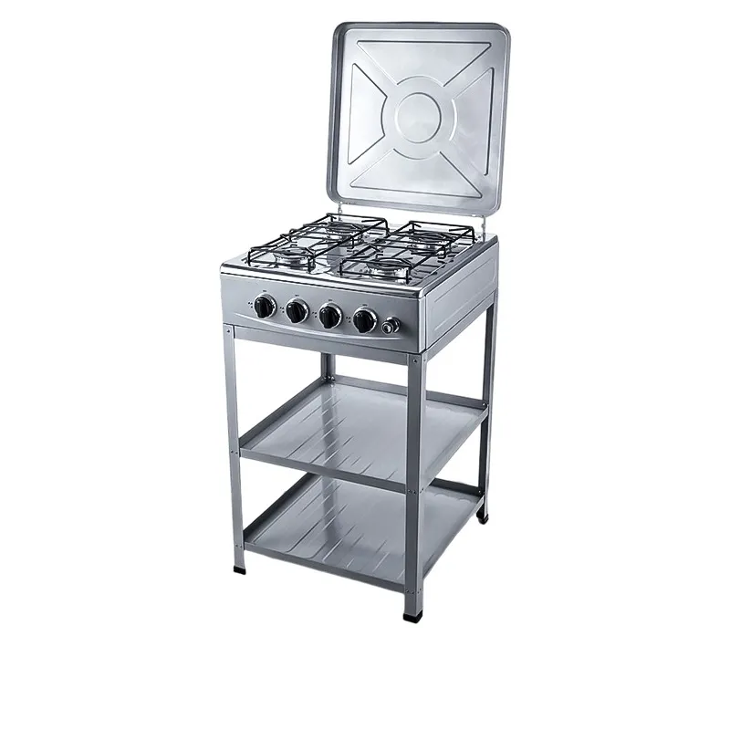 Commercial Use Restaurant Kitchen Equipment Camping 2/4/6 Burners Gas Stove With Shelves