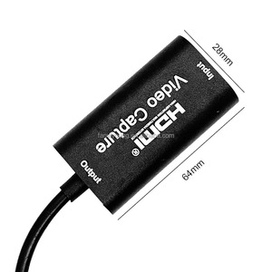 迷你高清1080P HD-MI至USB C型视频采集卡游戏录音盒，适用于电脑Youtube OBS直播流 - Product Image 6