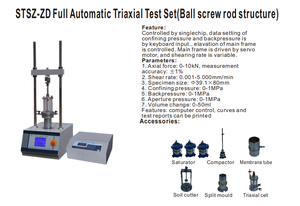 Full Automatic Triaxial <strong>Test</strong> Set with High Efficiency and Precision for Geotechnical Lab Testing - Product Image 3