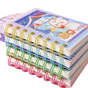 Cute Cheap Custom Mini Full Color <strong>Printing</strong> Art Paper Hard Cover School <strong>Notebook</strong> A5 B6 <strong>with</strong> <strong>Elastic</strong> Band - Product Image 1