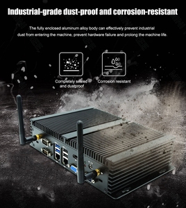 Sin ventilador Industrial X86 Mini PC I5 8250u I3 8130u 2xi225-v 2,5G Lan 6COM GPIO HD VGA 4USB3.0 4USB2.0 4G WiFi Robusto Itx Computadoras - Product Image 2