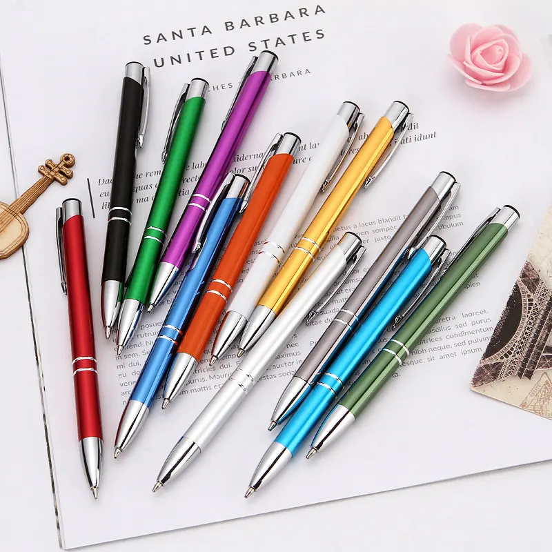 Papeterie créative de haute qualité stylo à bille personnalisable pour promotion bureau de campus