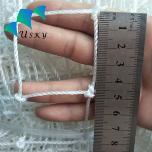 4mm PE siyah yeşil mavi spor Net futbol tenis Golf oyun alanları için HDPE ve Polyester açık düğümlü sınır çit ağı - Product Image 3