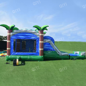 Tobogán de agua inflable grande de fabricante chino, tobogán de agua de 22 pies, deslizamiento de presión en un tobogán de agua - Product Image 6