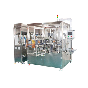 Çok fonksiyonlu döner emzik çantası dolum fondöten dolum sızdırmazlık ve suyu masa üstü kapaklama süt paketleme makinesi - Product Image 5