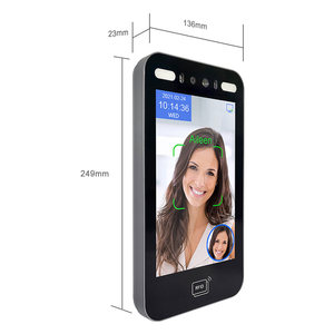 8 Inch Screen Cloud Software Id Card Face Recognition Access Control Qr Code Biometric Access Control - Product Image 3