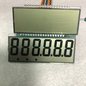 Hersteller lcd display 6digit 6 punkt 7 segment lcd bildschirm Elektronische waage zeigt stick LCD modul - Product Image 5