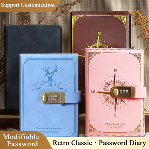 Agenda mensual de cuero PU A5 con estampado personalizado, bloqueo de planificador semanal, índice de color, divisor de pestañas, diario, cuaderno para regalo - Product Image 5