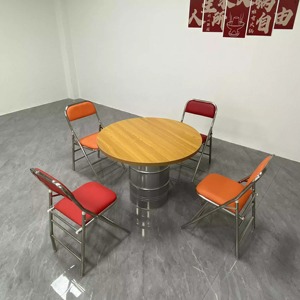 现代实心胡桃木和柚木可扩展餐桌家用办公室工厂价格客厅厨房家具 - Product Image 3