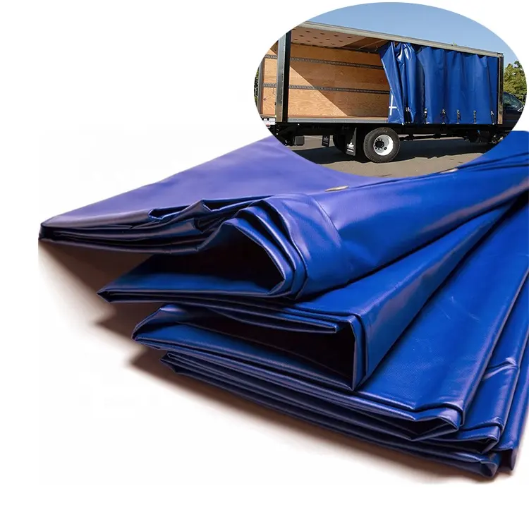 Heavy Duty PVC 18oz Vinyl Coated Polyester Tarpaulin Abrasion Resistant PVC Cloth Truck Bed Covers