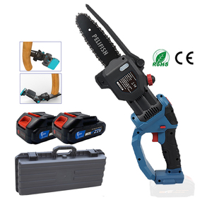 Mini testere 6-Inch ile 2 pil akülü güç zincir testereleri ile güvenlik kilidi el küçük testere için ahşap kesme ağacı - Product Image 1