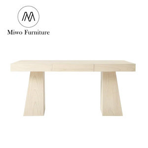 Diseño contemporáneo Escritorio de aprendizaje Oficina moderno simple mesa jefe computadora escritura juegos personalizado roble blanqueado escritorio con cajón - Product Image 1