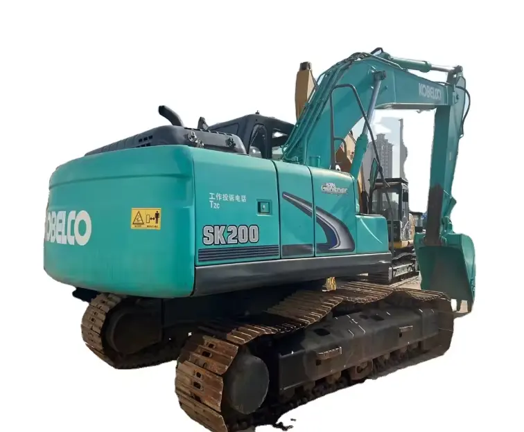 Duty free usato escavatore macchine da costruzione a buon mercato prezzo per SaleHeavy attrezzature escavatore di seconda mano 20 Ton Kobelco SK200