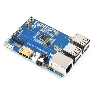 Ahududu Pi sıfır 2W 3B adaptörü için alternatif çözüm ahududu Pi 3 Model B/B + teknede 4-ch USB portları 100M Ethernet portu
