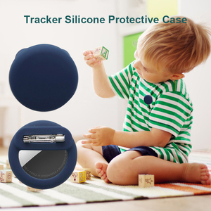 Leyi Mini Chủ Cho Trẻ Em Điện Thoại Silicone Trường Hợp Cho Không Khí Thẻ An Toàn Pins GPS Tracker Người Già Ẩn Bên Trong Quần Áo Pin Cho Không Khí <span class=keywords><strong>Tag</strong></span> - Product Image 2