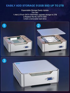 Customizable Mini Gaming <strong>PC</strong> with 13th Intel N150 4K UHD Dual Wi-Fi 16GB <strong>Video</strong> Memory &amp; DDR4 RAM for Business with AU/US/EU Plugs - Product Image 5