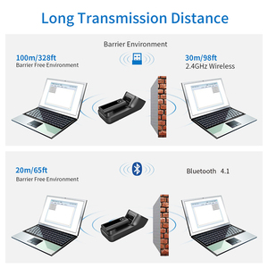 Symcode MJ-R50 Wireless Barcode Scanner With Automatic <strong>Scan</strong> Window 2D Cordless Bar <strong>Code</strong> <strong>Reader</strong> - Product Image 6