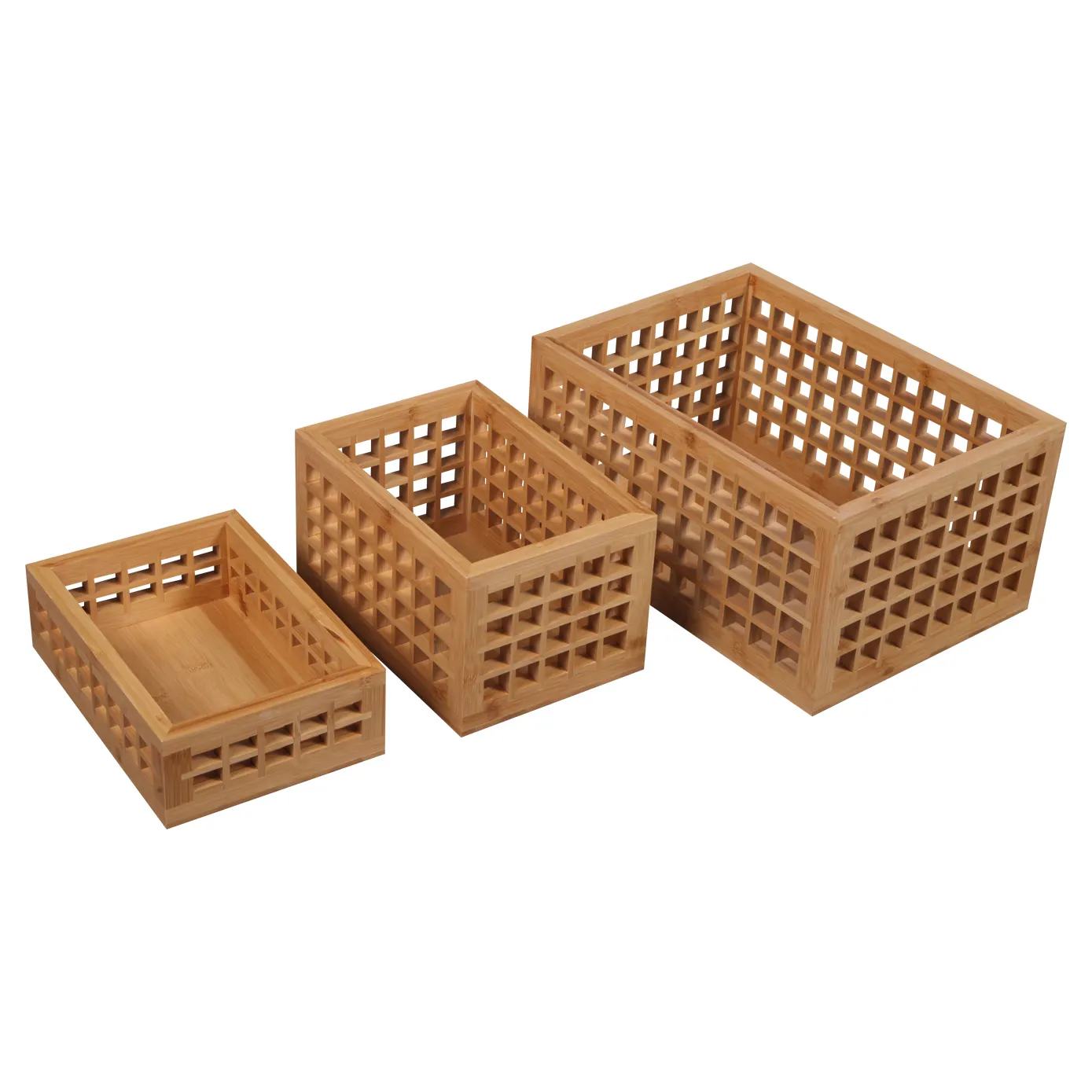 BSCI fabbrica all'ingrosso lattice di legno pieghevole giocattoli libri cassa di immagazzinaggio della frutta con fodera in cotone
