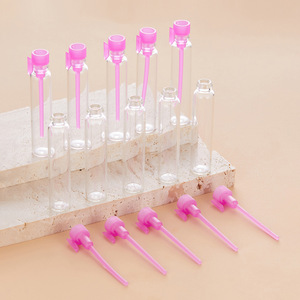 Popular Mini 1/<strong>2</strong>/3 ml Small Glass Bottle Samples Can Be Refilled Bottle Essential Oil <strong>Perfume</strong> test Bottle Multi-color - Product Image 6