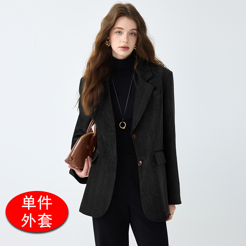 black suit