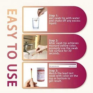 Yüksek kaliteli kurşun test kiti ev sağlık testi için özelleştirilmiş paket kurşun testi swablar - Product Image 6