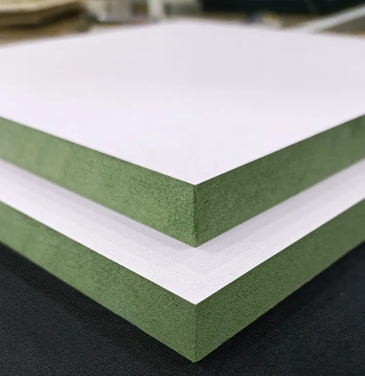 Harga pabrik pabrikan papan Hdhmr Green MDF papan MDF melamin kedap air tahan air