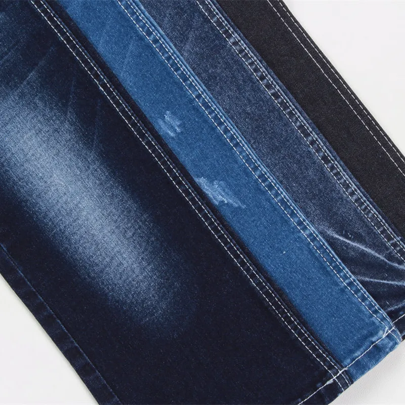 Tela vaquera para mujer de 10,5 Oz y 62/63 pulgadas, tela vaquera, tela textil de alta calidad, superazul oscuro y gris, proveedor de China