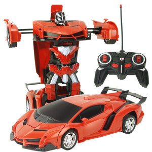ワンボタン変形リモコンRCカーロボットモデルおもちゃ子供ギフトおもちゃ男の子用リモコン車 - Product Image 1