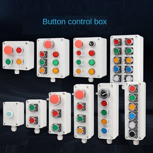 Interruttore elettrico interruttore a pulsante auto-Reset per arresto di emergenza/avvio 1NO combinazione plastica scatola 220V - Product Image 6