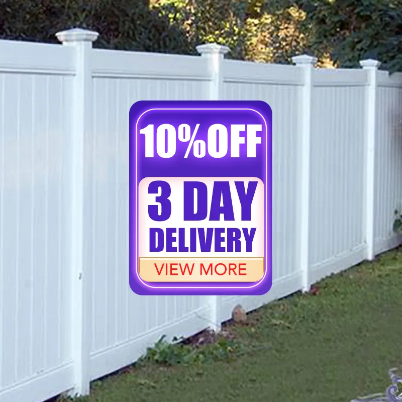 73*96 in Top Quality Factory Directly Plastic PVC Fence für Garden